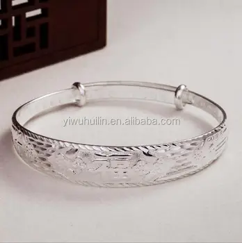 Yfy073 Yiwu Huilin Jewelry New Fashion Lady Blessing Word Bracelet Yfy073 Yiwu Huilin Jewelry New Fashion Lady Blessing Word Bracelet Auious Flower Silver Jamaica Bangle Bracelets