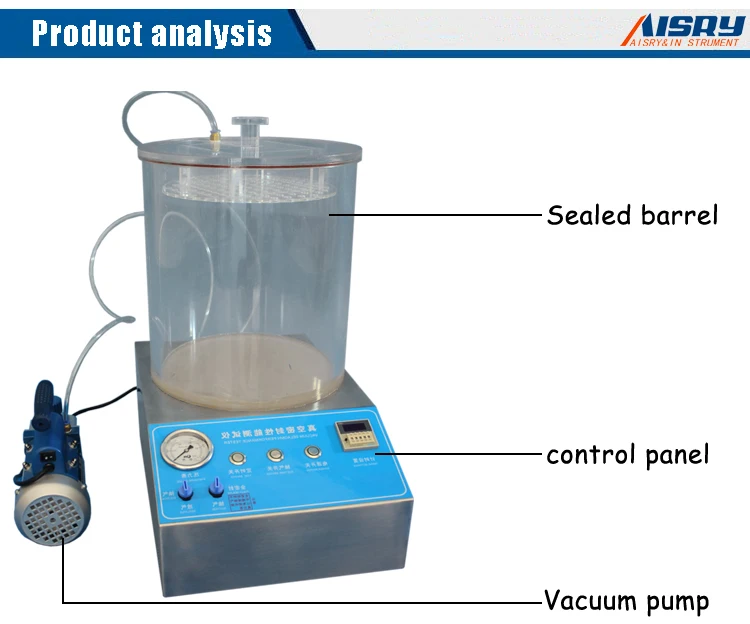 China Factory Vacuum Negative Pressure Stationery Packaging Seal Test Machine