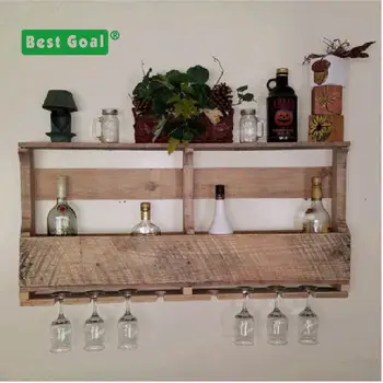 Wall Mounted Shelf Rustic Wooden Wine Rack Bottle Holder Wall Mounted Shelf Rustic Wooden Wine Rack Bottle Holder