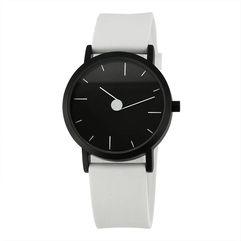 New Minimalist Design Hot Selling Spot Japan Movt Quartz Wrist Silicon Watches For Men And Women Watch  Unisex Silicone  Band