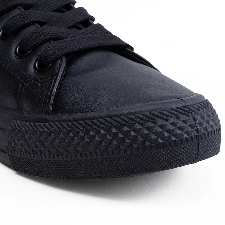 pure black shoes casual