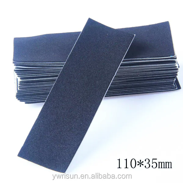 

High Quality Uncut Finger Skateboard Griptape 110*35mm Fingerboard Thin Foam Tape, Black