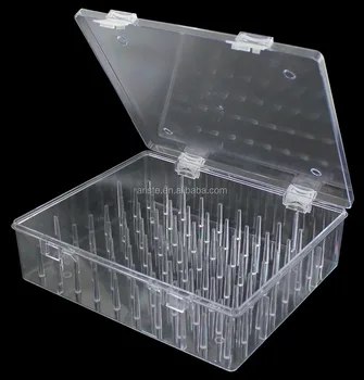 29548 80 Spool Thread Organizer Transparent Customized Plastic