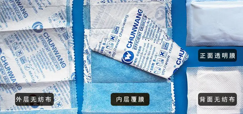 10 Gram Industrial Grade Desiccant Packet of Calcium Chloride