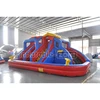 Factory supplier adult size floating pool hurricane big kahuna inflatable bouncy castle with water slide