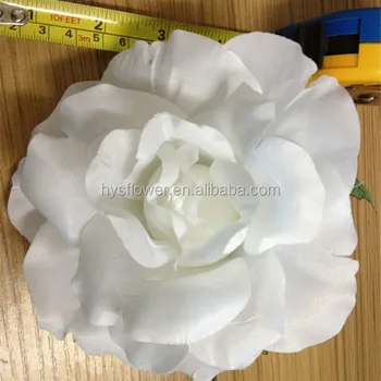 Silk Flower White Rose Head Rose Silk Flowers Hair Silk Flower