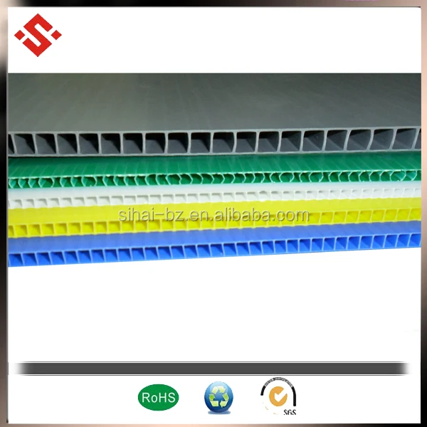 
Polypropylene Material corflute Corrugated Plastic Sheets 