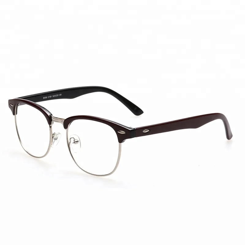 

2019 new fashion flat glasses frame blue light glasses eyeglasses frames mens