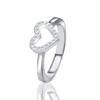 Fashion Finger Ring Photos Cheap Bishop Heart Shape Turkish S925 Silver Birthstone Sterns Engagement Wedding Rings