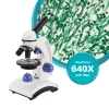 (BM-46A)LED 40X-400X Monocular Student Cordless Microscope W Handle