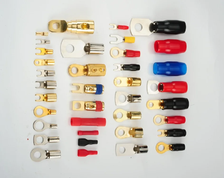 1/0 Gauge 2ga 4 Gauge 6ga 8 Gauge Ring Terminal Crimp Ring Terminal For