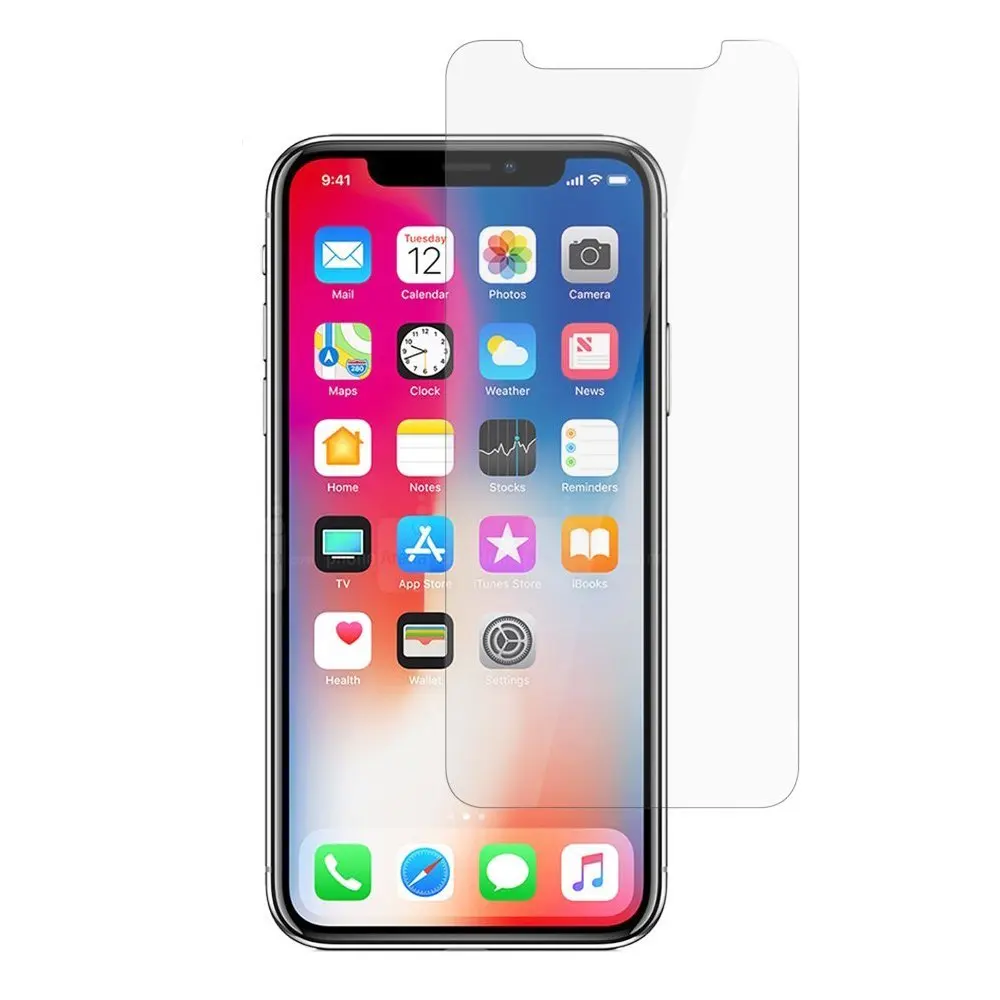 

Best selling 2017 For iphone x glass screen protector 2 pack nano-tech screen shield for iphone x