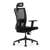 Modern Office Lift Swivel Mesh Gray Black Fabric Height Extender Computer Executive Recliner Chair
