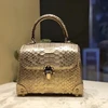 Real Python Leather Handbags for Women's Genuine Leather Handbags