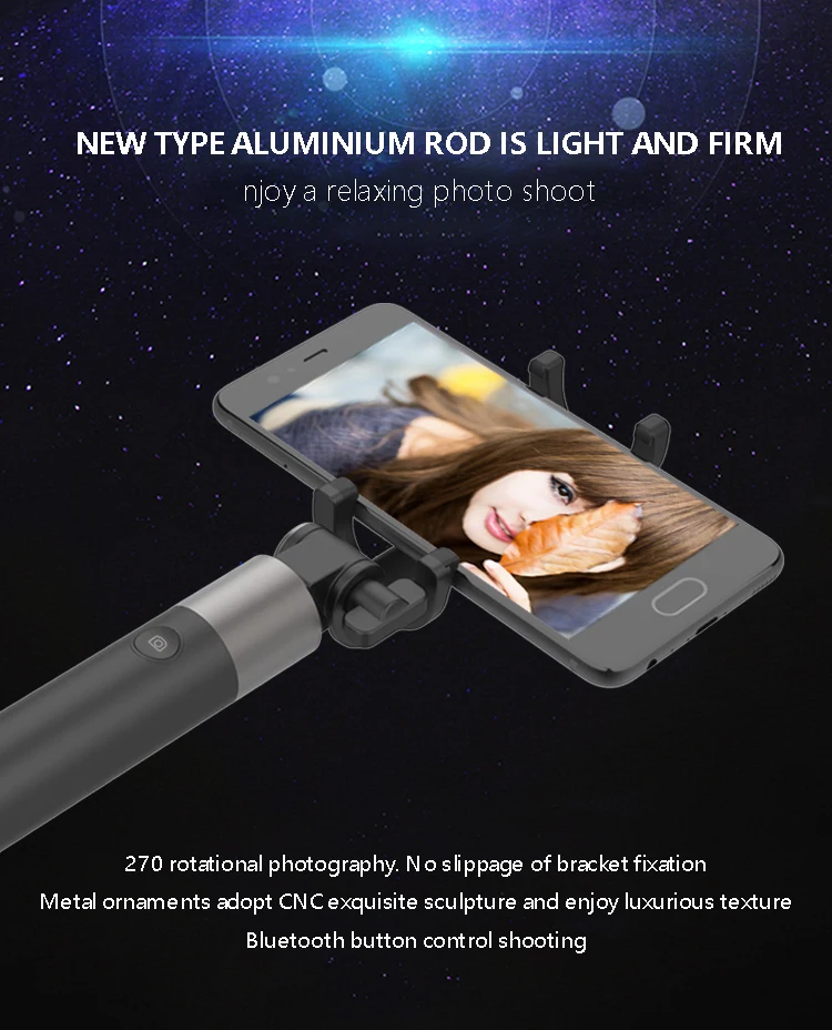 Universal Foldable Mobile Stand Wireless Bluetooth Monopod Selfie Stick with Remote Shutter mc80 Monopod for All Cellphone