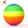 China Promotional Gift Items Child Rainbow Bouncing Ball inflatable PVC colorful vlleyball 9 Inch for boys beach Play