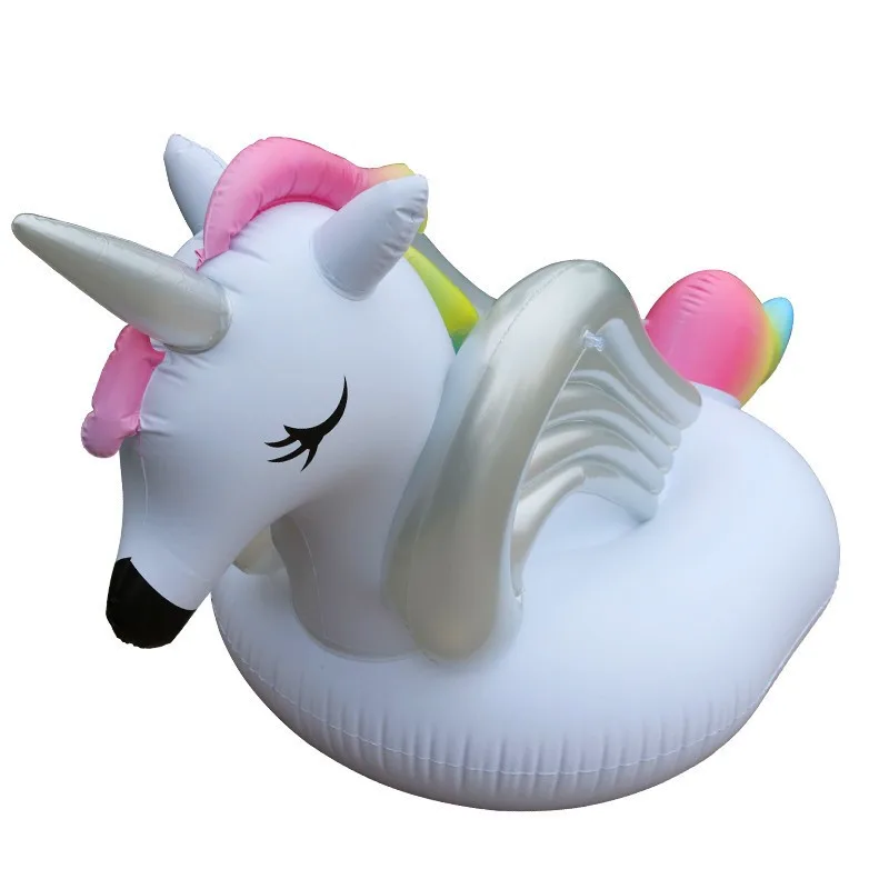 Newest Custom Giant Pvc Rainbow Unicorn Horse Pool Float Raft Floatie 