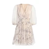 2019 Summer Newly Collection Sequin Star Wrap Top Selling Elegant Knee Length Long Sleeves Wrap Metal Mesh Dress