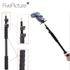 1/4 Screw Mount Extension Micro Boom Pole Microphone Mic Holder 3 Section Boom pole For Stereo Video Mic Stereo Video Mic Pro