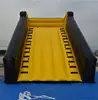 Inflatable ramp track slide for zorb ball games