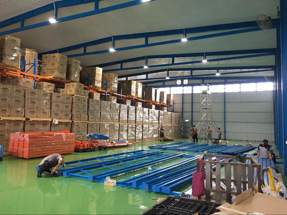 Outdoor External Galvanised Warehouse Pallet Racking Layout Provider