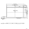 40 pin 800x480 7 "full hd touchscreen industry lcd module