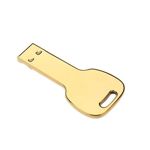 Custom logo Metal Key Shape USB Flash Drives Pen Drive 64GB 32GB 16GB 8GB USB stick 128GB - ANKUX.COM