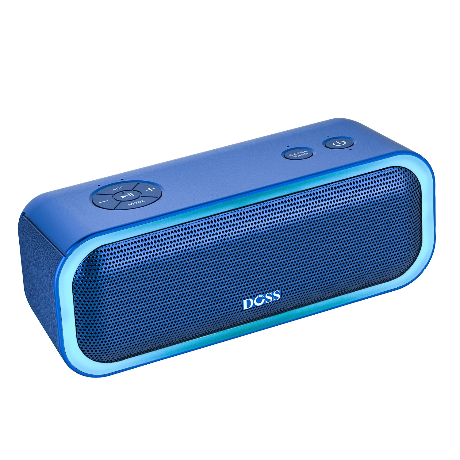 

new products DOSS SoundBox Pro TWS Speakers 2*10W Drivers Flashing LED Light Waterproof IPX5 Portable Mini Bluetooth Speaker, N/a