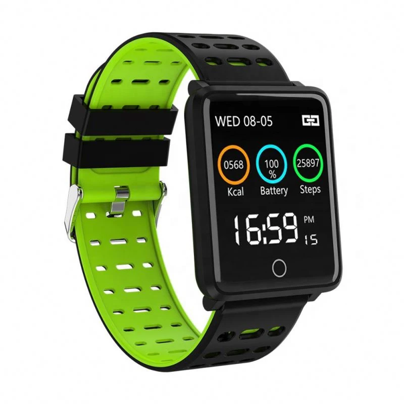 

Aidar Outdoor Sport Smart Watch, F3 Professional Waterproof Bluetooth Sport Smartwatch with Android and iOS Smartphones, Blue;orange;pink;blue red yellow