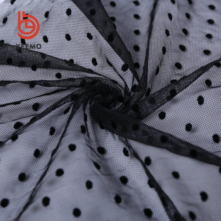 black mesh fabric for clothing