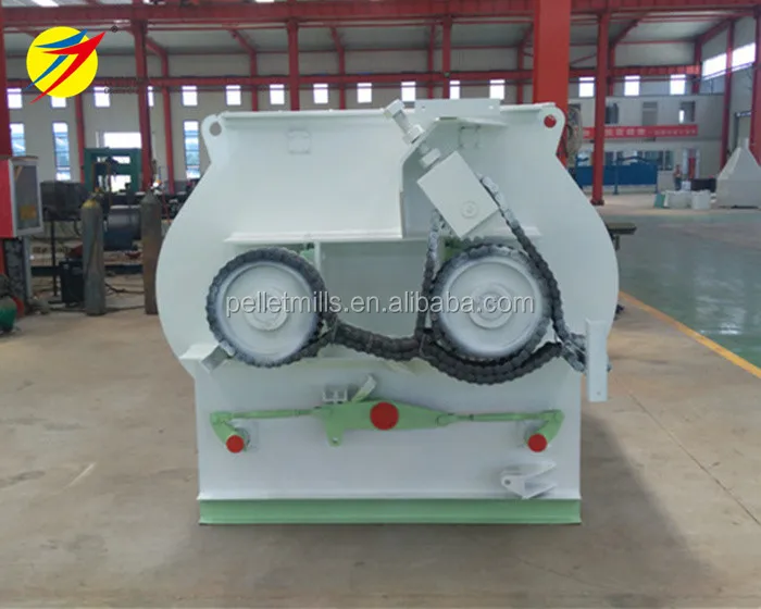 High Efficiency 2 T/h Animal Feed Mixer Machine Meat Paddle Mixer
