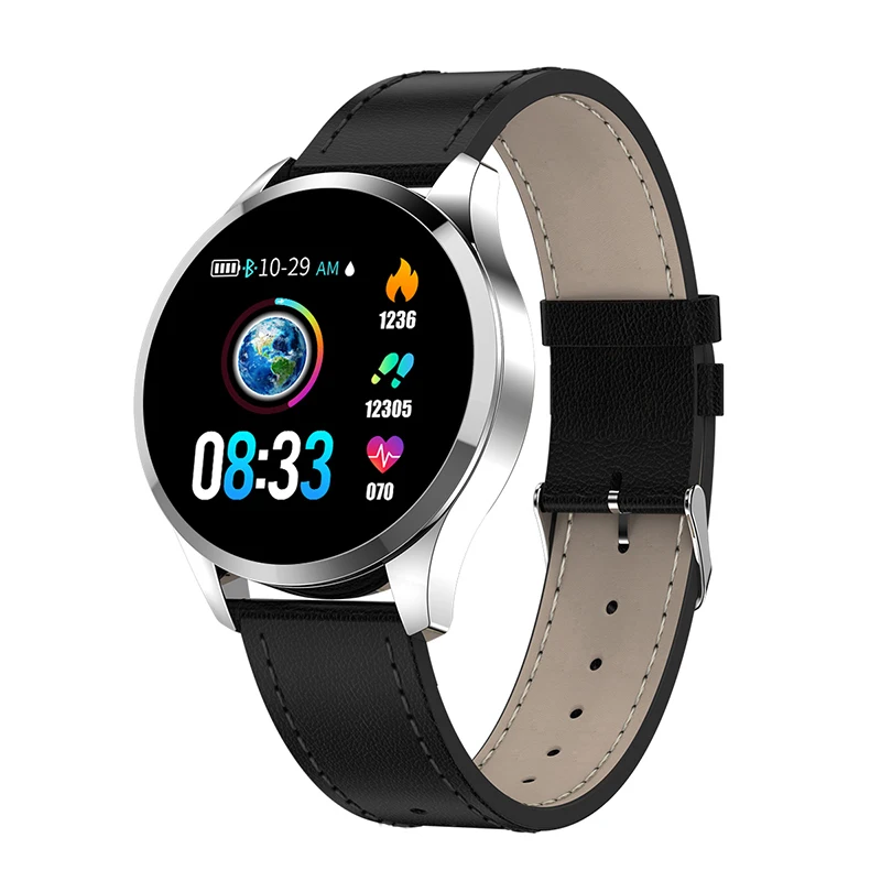 

2019 new Smart watch women stainless steel watch Smart bracelet Lady heart rate band blood pressure waterproof business watch, Black;silver;gold