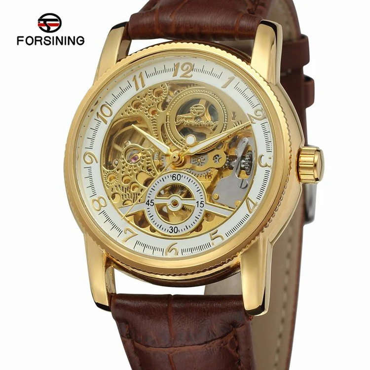 

FORSINING 088 fashion watches 2019, skeleton mechanical movement , skeleton watch
