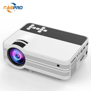 Video Projector ,2000 Lumens LED Home Projector with Android HDMI/USB/VGA/AV for Smartphone/Laptop/TV/DVD/ PS4/PC