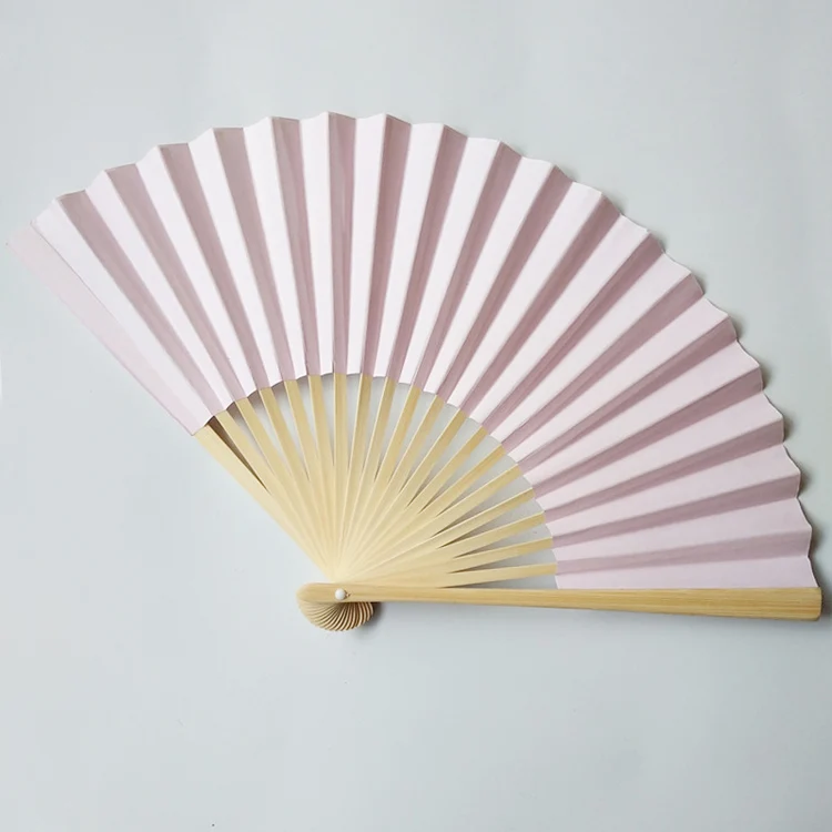 High Quality 23cm Hand Paper Fan With Party Supplies Decorative Folding