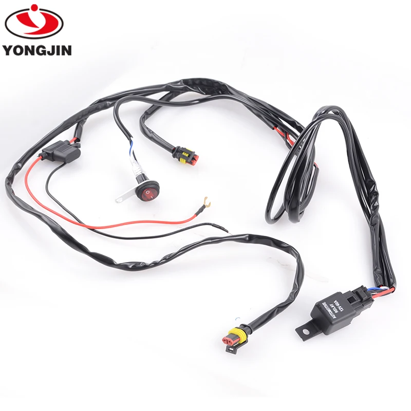 Auto Wiring Harness Kit With Relay For Motorcycle Led Light Buy Harness Kit With Relay,Auto