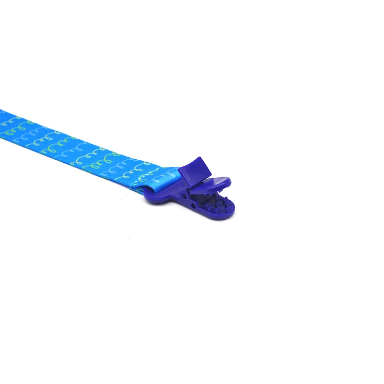 
Printed funny baby pacifier holder clips popular pacifier chain clip products for baby 