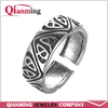 Vintage Wide Band Toe Rings for Women Adjustable Open Rings Tail Pinky Finger Ring Men Jewelry