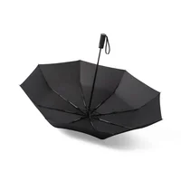 

Standard umbrella size 3 folded umbrella men automatic folding umbrella with plain pongee fabric