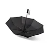 Standard umbrella size 3 folded umbrella men automatic folding umbrella with plain pongee fabric