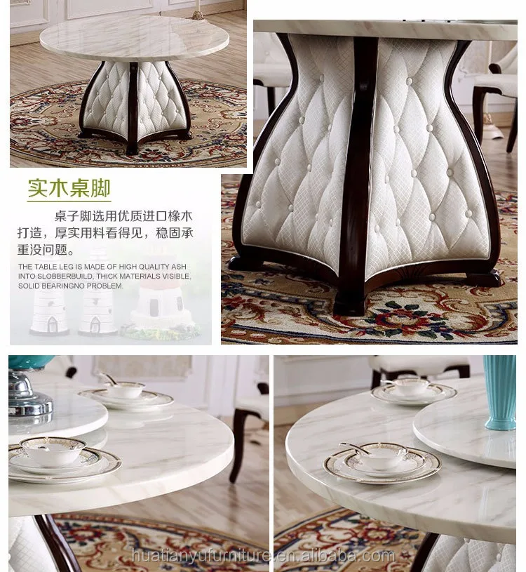 marble top dining table and chairs set for 4 seaters