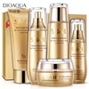 OEM Gold Snail Face Skin Care Set Moisturizing Whitening Toner Essence milk Cleanser Korea Facial Set Facial Cream