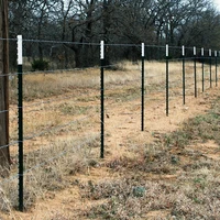 

Green Paint Steel Fence Studded 6 ft T Post