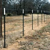 Green Paint Steel Fence Studded 6 ft T Post