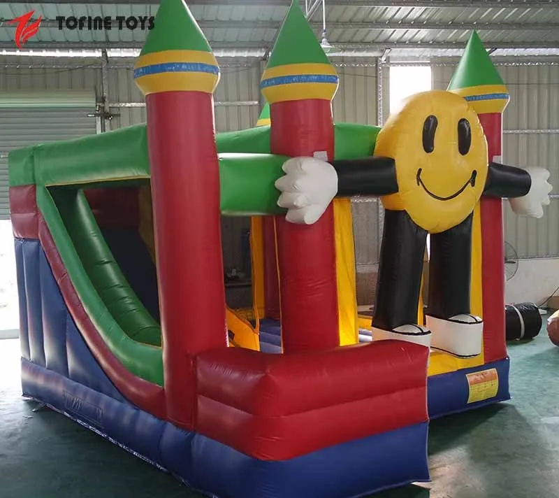 Smile Face Inflatable Bouncer Castle Adult Inflatable Bounce House With Slide Buy Inflatable