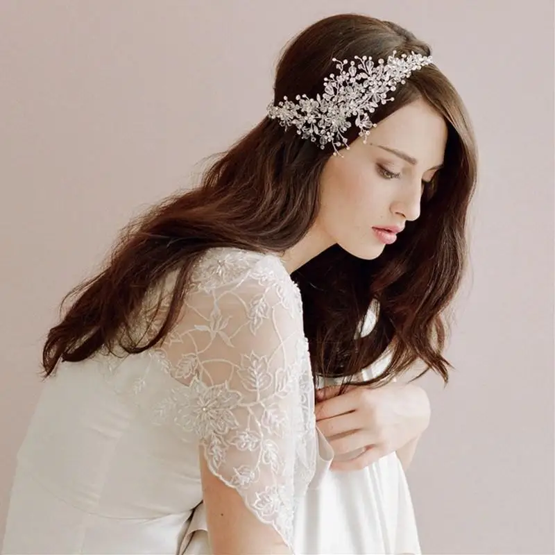 

Elegant handmade crystal rhinestone wedding bridal hair accessories