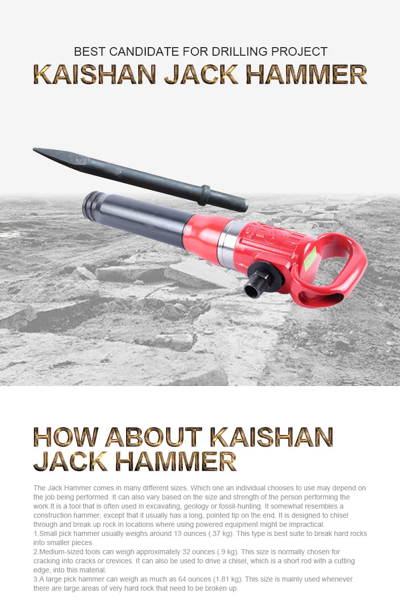 Best price higer energy mining pneumatic pick hammer machine price