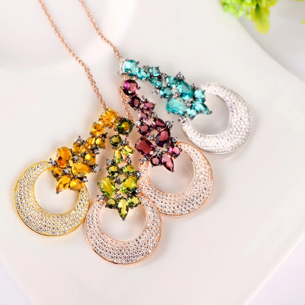 2018 Hot Trending Products On Alibaba Pave Silver Gold Plated Jewelry