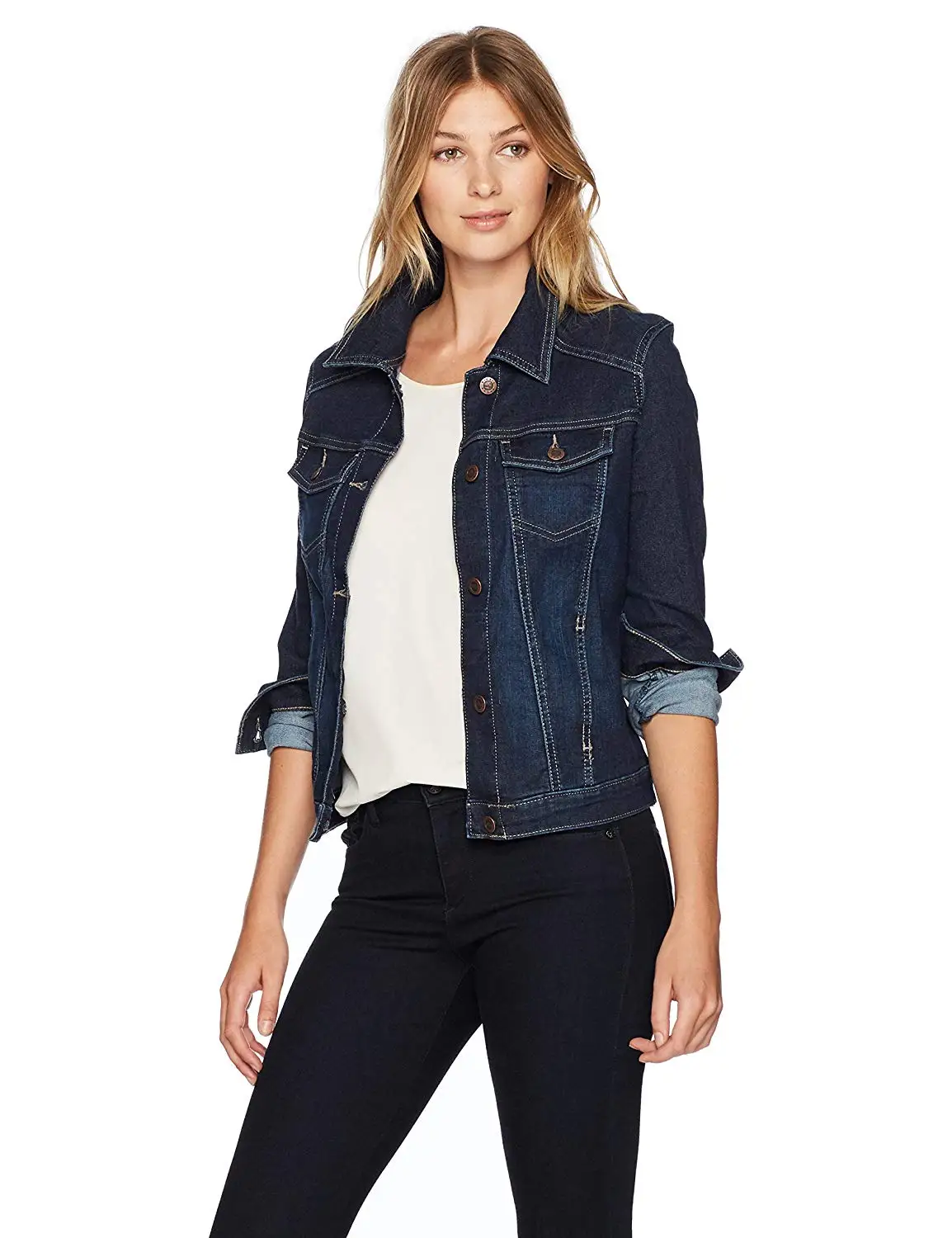 ladies indigo denim jacket