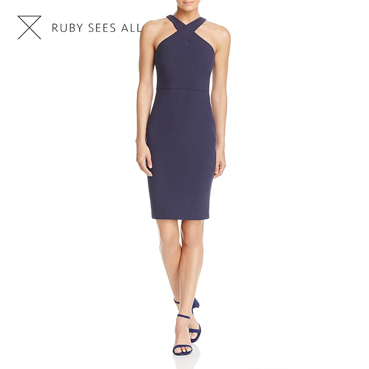 navy sexy dress